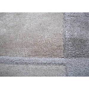 Tapis Caliedo en laine et viscose tufté à la main, motif rayé gris et noir, pour chambre et couloir, épaisseur 10 mm, pour adolescents - Tnq-4354 - Product Image 3