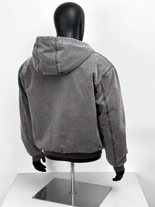 Sweat à capuche en toile de canard vintage personnalisé, 100% coton, veste de travail pour hommes, pour ouvrier, mécanicien, charpentier et ouvrier de chantier - Product Image 3