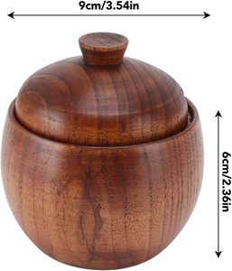 Caja Masala de madera de buena calidad con cuenco de acero Caja de almacenamiento de especias de calidad superior hecha a mano de madera - Product Image 5