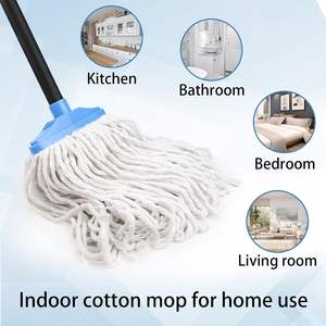 New Style Latest Heavy Duty High Quality Eco-friendly Durable Wood Multi-functional Cleaning <b>Mop</b> Self-Wringer Stainless Tray - Product Image 2