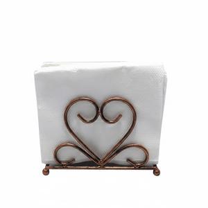 Porte-serviettes en métal argenté avec un design moderne et durable pour le rangement de la table à manger, la décoration de la cuisine, de la restauration et de l'hôtellerie - Product Image 4