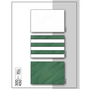 Discontinué 300x450mm Vert Designer Intérieur Mur Céramique Carreaux Verts et Blanc 12x18 Surligneur Carrelage Liquidation d'usine - Product Image 2