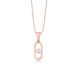 Collier pendentif en or Pearl Whisper pour femmes - Product Image 3