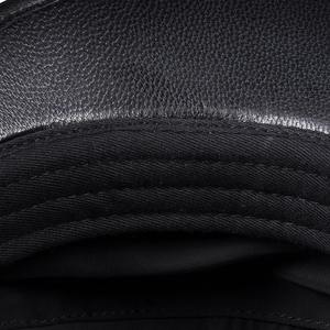 European/American Fashion Navy Hat <b>Men</b> Women Genuine Leather Red White Soft Lambskin <b>Flat</b> Top <b>Caps</b> Male Korean Boina - Product Image 2