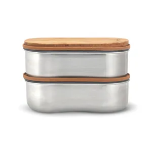 Boîte à lunch bento personnalisée noire style Blum avec gadgets sur mesure pour un repas parfait en déplacement - Product Image 6