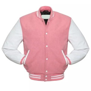 Veste Letterman personnalisée/Vestes Letterman en laine pour hommes Veste universitaire avec manches en cuir à prix de gros - Product Image 4