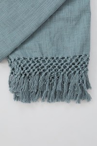 Manta de tiro de peso medio y ultrasuave de algodón 100%, Ideal para todas las estaciones, mantas a rayas más populares, uso en interiores y exteriores - Product Image 3