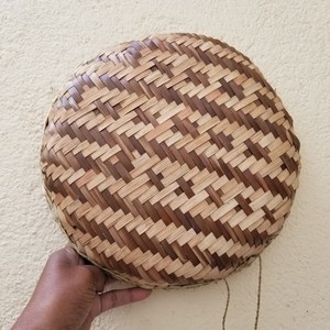 Ensaladera de ratán de malla en diseño clásico tejido con tamaño Premium perfecto para vajilla y servicio de comida - Product Image 6