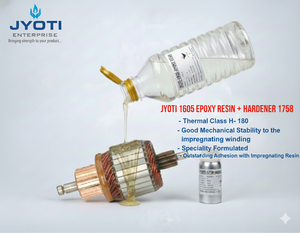 Fast Curing <b>Epoxy</b> <b>resin</b> JYOTI 1605+ JYOTI Hardener 1758 for electric motor Armatures Transformer coils power tools - Product Image 3