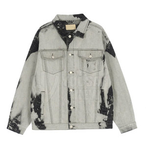 Veste en jean personnalisée de haute fabrication pour hommes, tenue décontracté, veste d'hiver en jean pour hommes avec logo pour l'extérieur - Product Image 1