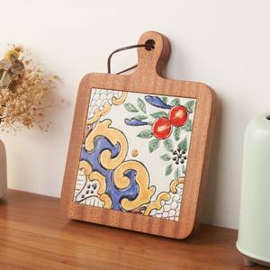 Dessous de plat porte-pot en bois massif durable design personnalisé dessous de plat porte-pot pour salle à manger - Product Image 1