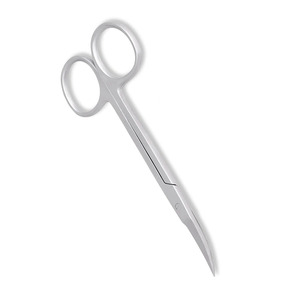 Ciseaux à iris en acier inoxydable allemand Lame incurvée Finition sable Motif délicat Sharp 115 mm 4 Ciseaux de 12 pouces - Product Image 4