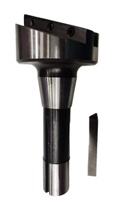 Coupe-mouche à tête de 2 à 1/2 pouces avec tige R8 7/16 UNF Timon 45HRC Dureté - Product Image 2