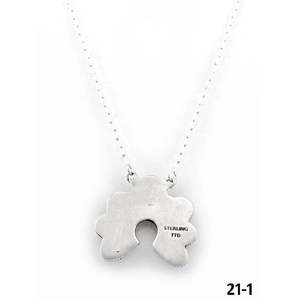Collier Naja fait main en turquoise et argent sterling, motif floral, pour occasions spéciales - Product Image 4