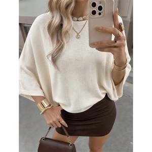 Cardigan décontracté pour femme, fait main, à manches chauve-souris, avec boutons et imprimé - Product Image 2