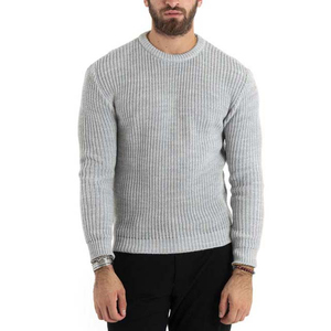 Suéter de cuello redondo para hombre de alta calidad, fabricante OEM, venta al por mayor, envío rápido, suéter con cuello de cremallera para hombre OEM, venta al por mayor, otoño invierno - Product Image 1