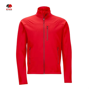 Veste Softshell personnalisée de haute qualité, vêtements de sport de plein air imperméables et coupe-vent pour hommes et femmes, logo personnalisé - Product Image 3