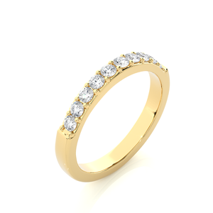 Anillo de diamantes de oro natural para mujer de diseño único con ajuste de Halo Certificado IGI para uso diario o regalos - Product Image 4
