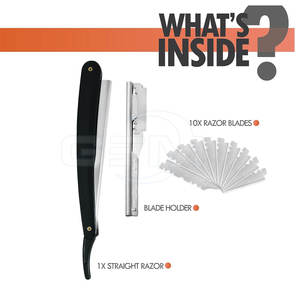 Meilleure vente de rasoir de barbier durable en acier inoxydable pour adultes de marque privée - Product Image 3