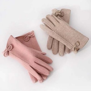 Gants d'hiver chauds pour femmes, style Heat tech, en velours épais, laine et cachemire, pour la conduite en plein air, le cyclisme, gants tactiles - Product Image 1