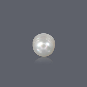 Perle de Basra 5,52 carats, perle d'eau douce naturelle, bouton de perle blanc/couleur 5-6 mm pour la fabrication de bijoux - Product Image 1