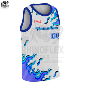 ชุดบาสเก็ตบอล100% ทำจากโพลีเอสเตอร์ชุดบาสเก็ตบอลสไตล์ใหม่ออกแบบได้ตามต้องการ - Product Image 2