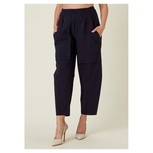 CURVY Fabriqué en Italie Printemps Été Bengaline Pantalon Femme Poches cargo Pantalon ample Différentes couleurs disponibles - Product Image 3