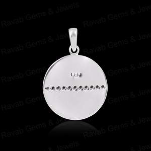 ที่มีคุณภาพดีที่สุด18K ชุบทอง925เงิน20mm ครึ่งเพทายเสน่ห์ BEZEL Mount ติดเครื่องประดับอัญมณี DIY - Product Image 4