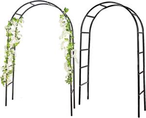 Arco de Jardín Metálico para Decoración de Bodas y Eventos, Enrejado para Plantas Trepadoras, Fácil de Montar, para Rosas y Plantas Trepadoras - Product Image 1