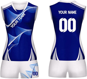 Uniformes de voleibol de ropa deportiva al por mayor, servicio OEM, diseñe su propio uniforme de voleibol sin mangas por sublimación para hombres - Product Image 2