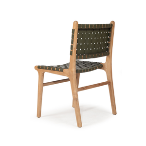 Silla de comedor de cuero genuino para restaurante moderno, marco de madera maciza para casa, apartamento y muebles de Hotel - Product Image 6