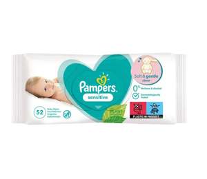 Lingettes pour bébé Pampers douces et hydratantes pour la peau sensible des bébés, nourrissons et tout-petits, toutes tailles - Product Image 5