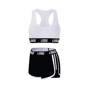 Cheap Yoga Wear Sportswear 2 PCs Set Mujeres Gym Fitness Sets Workout Yoga Bra And Short Set - Product Image 1