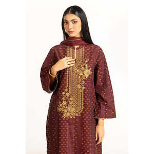 ชุดสูท 3 ชิ้น IUSTKSD-910 ผ้าซาตินแจ็คการ์ดปักลายพรีเมียม พร้อมรายละเอียดสุดหรู - Product Image 4