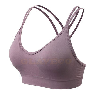 Soutien-gorge de sport pour femme au design unique - Durable, grande taille, respirant, maintien élevé, logo frontal, en Spandex/Nylon, fabriqué au Pakistan - Product Image 3