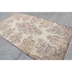 Alfombra Turca Vintage de 4.8x8.9 pies, Alfombra Grande, Alfombra de Camuflaje Marrón - Product Image 4