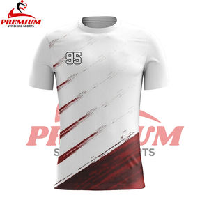 Maillot de football de qualité supérieure vêtements d'équipe personnalisés unisexe chemise de sport légère tissu polyester haut d'entraînement de football confortable - Product Image 1