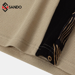 เสื้อยืดผ้าฝ้ายพิมพ์ลายซิลค์สกรีนแบบกําหนดเองคุณภาพสูงสําหรับผู้ชายแขนสั้นลายทึบสไตล์อย่างเป็นทางการ - Product Image 4