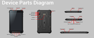 Industrial Rugged Android <b>Tablet</b> 128GB <b>Tablet</b> PC Wholesale <b>Tablets</b> Logistic Transportation Hiking Mining ordinateur portable tab - Product Image 6
