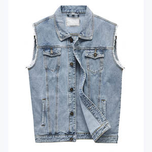 Chaleco Vaquero de Alta Calidad con el Mejor Diseño Personalizado para Hombre, Ropa Casual al por Mayor, Transpirable y con Estilo Nuevo para Invierno - Product Image 4