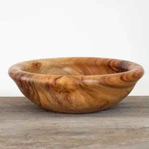 Bol en bois artisanal de style moderne de la meilleure qualité pour servir des collations aux fruits secs-Marque RMW pour hôtels et restaurants - Product Image 5
