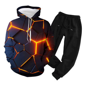 Survêtements de streetwear de haute qualité, hiver, solides, entièrement sublimés, personnalisés, 100% polyester, polaire, élastique, unisexe - Product Image 5