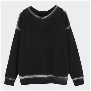 เสื้อมีฮู้ดไม่มีลายพิมพ์แบบกำหนดเองเสื้อมีฮู้ดทรงโอเวอร์ไซส์แบบสวมหัวทรงหลวมใส่ได้ทั้งผู้ชายและผู้หญิงแฟชั่นจำนวนมากขายส่ง - Product Image 3