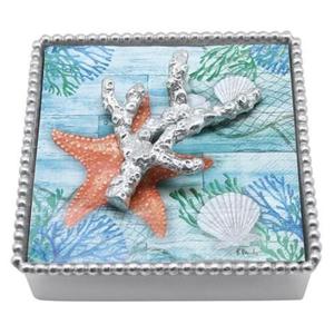 Caja de pañuelos de Metal ligera con peso de estilo ancla de barco servilletero personalizado centro de mesa objeto decorativo caja de pañuelos cesta - Product Image 2