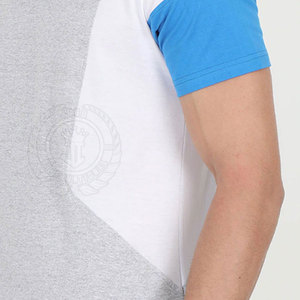 เสื้อยืดผ้าฝ้ายถักแบบพอดีตัวสำหรับผู้ชายเสื้อยืดระบายอากาศได้ดีและเป็นมิตรกับสิ่งแวดล้อมผ้าถักแบบพอดีตัวสำหรับ100% ออกแบบได้ตามที่ต้องการใส่สบาย - Product Image 5