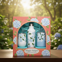Ensemble de vaisselle Drikware avec motif floral, bouteille et tasses, coffret cadeau élégant, vaisselle pour la maison, café, thé et usage quotidien