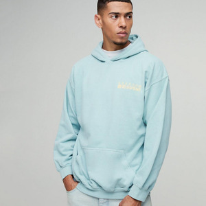 Wholesale Custom Oversized Print Graphic Washed Hoodies Men Breathable Men's Hoodies Cotton Blended Basics Latest Design - Product Image 1