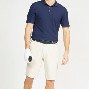 Shorts de golf décontractés pour hommes OEM, pantalons mi-longs personnalisés, polyester, matière à séchage rapide, taille plus, logo imprimé, shorts pour hommes - Product Image 1