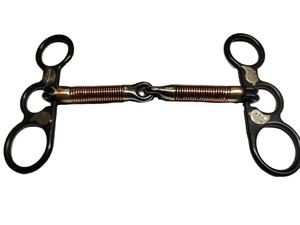 Brocas de filete inglés Eggbutt de acero inoxidable de Color dorado personalizadas con estribos personalizados Cantidad a granel Productos para caballos - Product Image 3