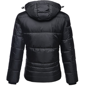 Chaqueta acolchada con capucha pesada resistente al agua para hombre, abrigo de burbuja de invierno, chaquetas acolchadas ligeras personalizadas para mujer, impermeables - Product Image 2